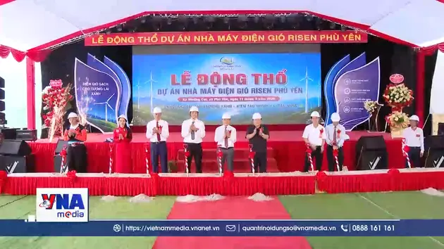Động thổ Dự án Nhà máy điện gió Risen Phù Yên, tỉnh Sơn La