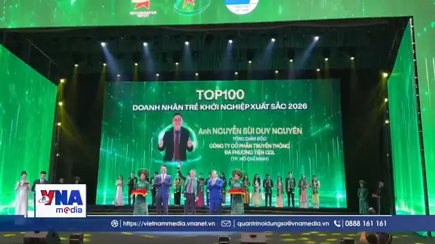 CEO & Founder GDL JSC lọt Top 100 Doanh nhân trẻ khởi nghiệp xuất sắc năm 2026