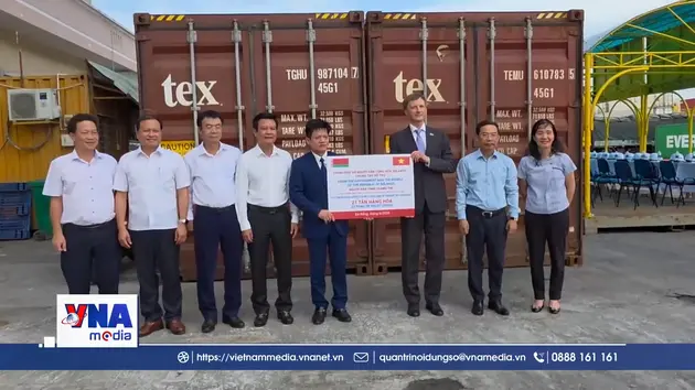 Quảng Trị tiếp nhận hơn 27 tấn hàng viện trợ của Belarus