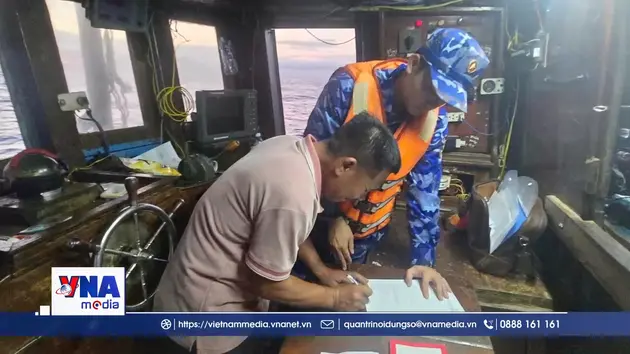 Vùng Cảnh sát biển 2 bắt giữ 3 tàu vi phạm IUU