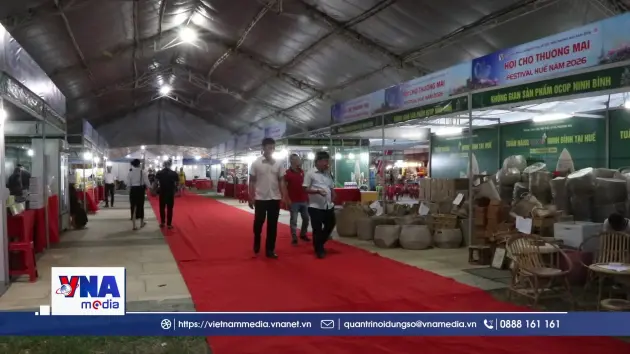 Khai mạc Hội chợ Thương mại Festival Huế 2026