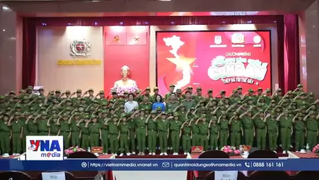 Mùa hè thú vị cùng “Học làm chiến sĩ Công an”