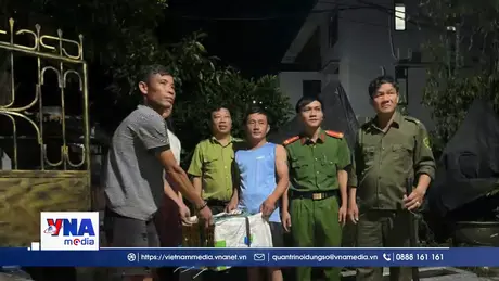 Quảng Trị: Bàn giao cá thể trăn hoang dã nặng 9 kg cho lực lượng kiểm lâm