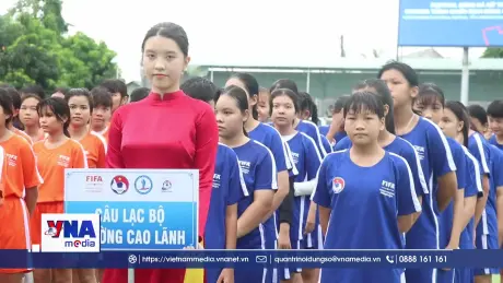 Festival bóng đá nữ trẻ năm 2026 tại Đồng Tháp