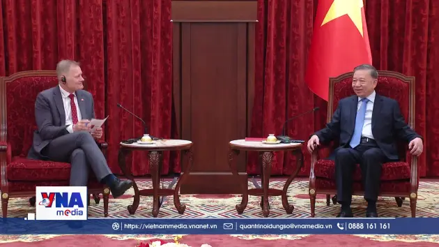 Tổng Bí thư, Chủ tịch nước Tô Lâm tiếp Đại sứ Đan Mạch chào từ biệt