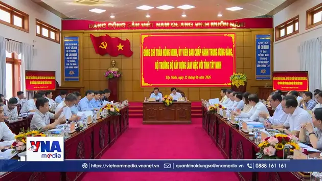 Bộ trưởng Bộ Xây dựng làm việc với lãnh đạo tỉnh Tây Ninh