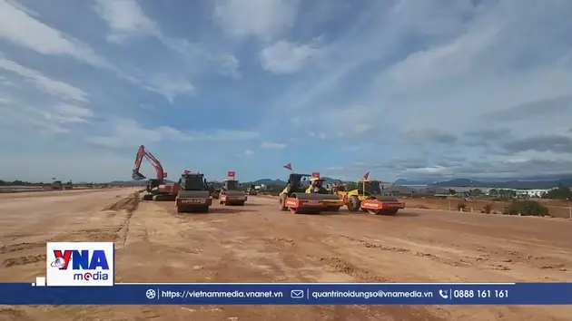 Chạy đua tiến độ tại dự án Sân bay Quốc tế Phù Cát