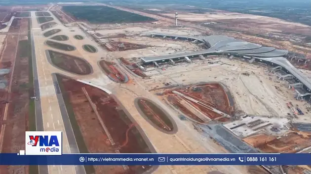 Gần 7.000 nhân lực làm việc trên công trường sân bay Long Thành