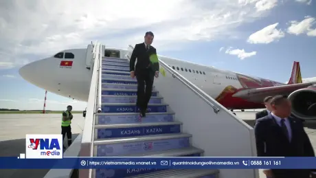 Thủ tướng Lê Minh Hưng đến Kazan dự Hội nghị Cấp cao  ASEAN - Nga