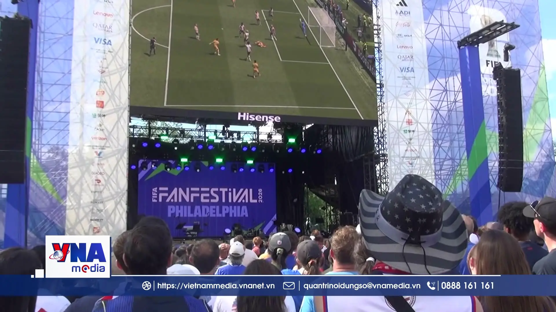 Fan Zone Philadelphia bùng nổ niềm vui