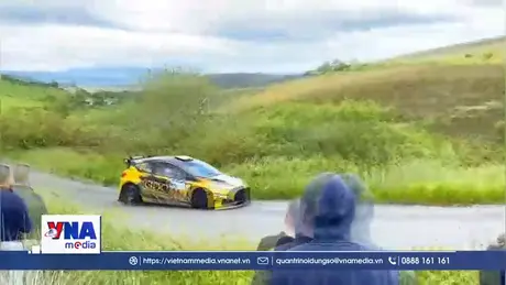 Tai nạn nghiêm trọng tại giải đua xe Rally Ireland