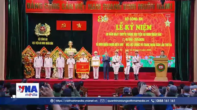 Học viện An ninh nhân dân đón nhận Danh hiệu Anh hùng