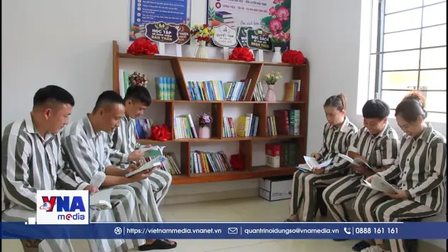 Công an Điện Biên ra mắt mô hình “tủ sách hướng thiện”