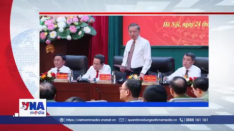Trạm tin số tối ngày 24/6: Tổng Bí thư, Chủ tịch nước Tô Lâm dự Hội nghị Đảng ủy Công an Trung ương