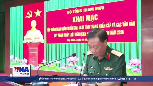 Chủ động ứng phó tình trạng khẩn cấp, nâng cao năng lực sẵn sàng chiến đấu