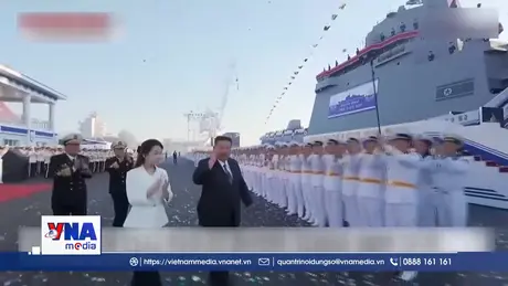 Triều Tiên thúc đẩy đóng tàu chiến 10.000 tấn