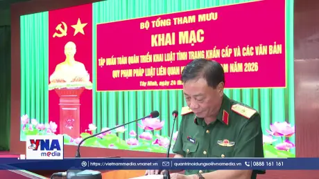 Chủ động ứng phó tình trạng khẩn cấp, nâng cao năng lực sẵn sàng chiến đấu