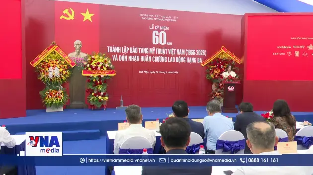 Bảo tàng Mỹ thuật Việt Nam đón nhận Huân chương Lao động hạng Ba