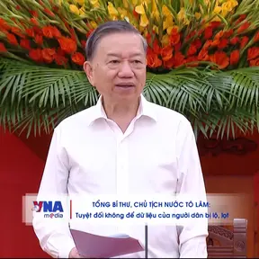Tổng Bí thư, Chủ tịch nước Tô Lâm: Tuyệt đối không để dữ liệu của người dân bị lộ, lọt