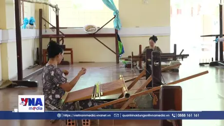 Giữ gìn và phát triển nghề dệt thổ cẩm Chăm Mỹ Nghiệp