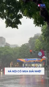 Hà Nội có mưa giải nhiệt sau chuỗi ngày nắng nóng 40 độ C