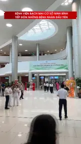 Bệnh viện Bạch Mai cơ sở Ninh Bình tiếp đón những bệnh nhân đầu tiên