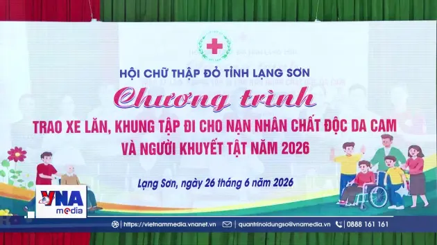 Hỗ trợ nạn nhân da cam Lạng Sơn