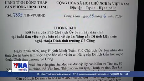 Đồng Tháp khảo sát lại Dinh tỉnh trưởng Gò Công