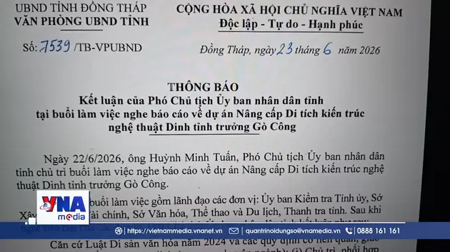 Đồng Tháp khảo sát lại Dinh tỉnh trưởng Gò Công