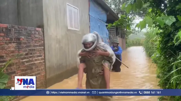 Cao Bằng ứng phó với mưa lớn lũ quét, sạt lở đất