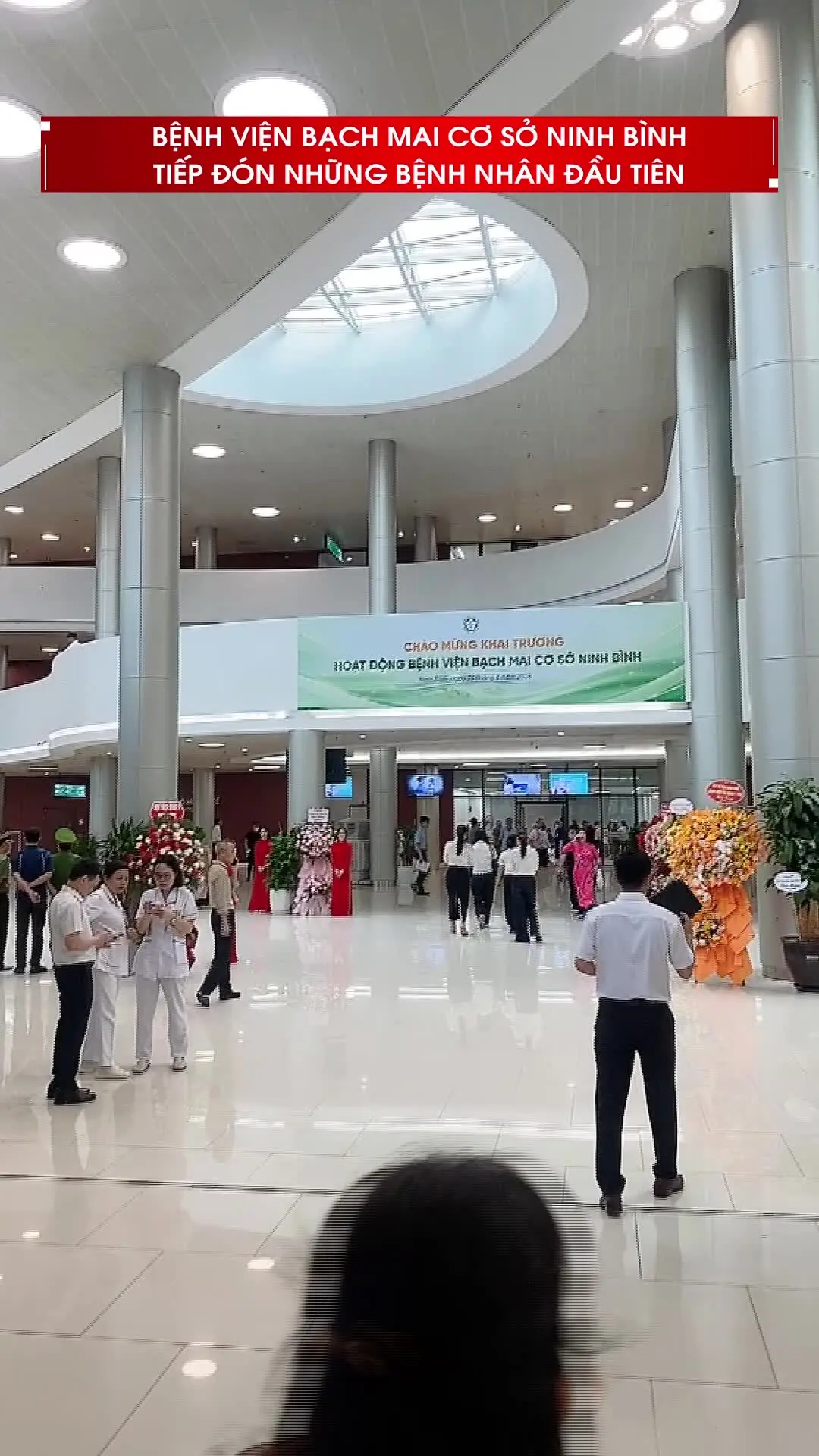 Bệnh viện Bạch Mai cơ sở Ninh Bình tiếp đón những bệnh nhân đầu tiên