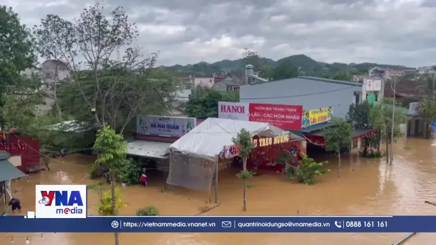 Cao Bằng: 441 nhà dân bị ngập và cô lập trong mưa lũ