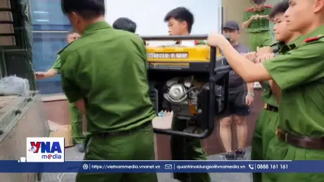 Lễ xuất quân Đoàn công tác Bộ Công an tham gia cứu hộ thảm họa động đất tại Venezuela
