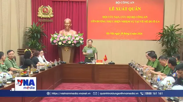 Bộ Công an xuất quân lên đường làm nhiệm vụ tại Venezuela