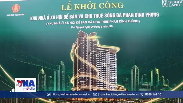 Thái Nguyên khởi công 6 dự án nhà ở xã hội để bán và cho thuê