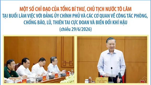 Tổng Bí thư, Chủ tịch nước Tô Lâm: Bảo vệ tính mạng nhân dân là mệnh lệnh cao nhất