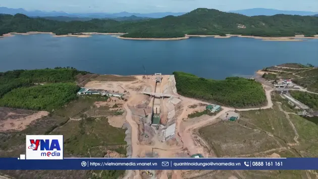 Tăng tốc dự án thoát lũ hồ Kẻ Gỗ trước mùa mưa bão
