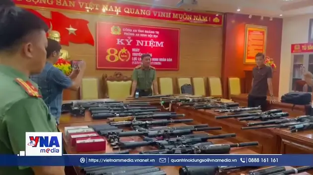 Triệt phá đường dây sản xuất, mua bán linh kiện súng trên không gian mạng