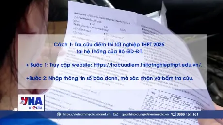 Công bố điểm thi tốt nghiệp THPT 2026