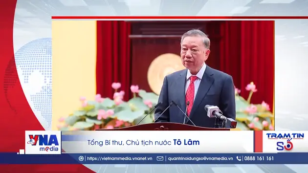 Trạm tin số chiều ngày 2/7: Tổng Bí thư, Chủ tịch nước Tô Lâm khẳng định sự trưởng thành và phát triển của Thành phố mang tên Bác