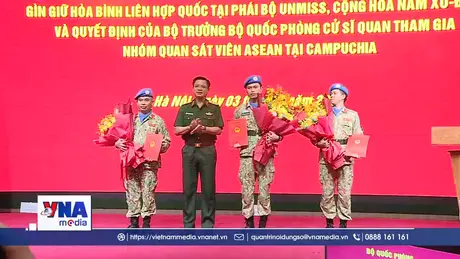 Việt Nam lần đầu có sĩ quan đảm nhiệm vị trí cấp cao Phái bộ GGHB