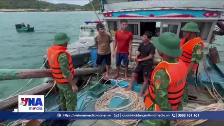 Kêu gọi tàu thuyền vào nơi tránh trú an toàn trước bão số 1