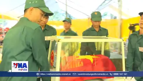 Ninh Bình bàn giao trên 2.100 mẫu sinh phẩm hài cốt liệt sĩ