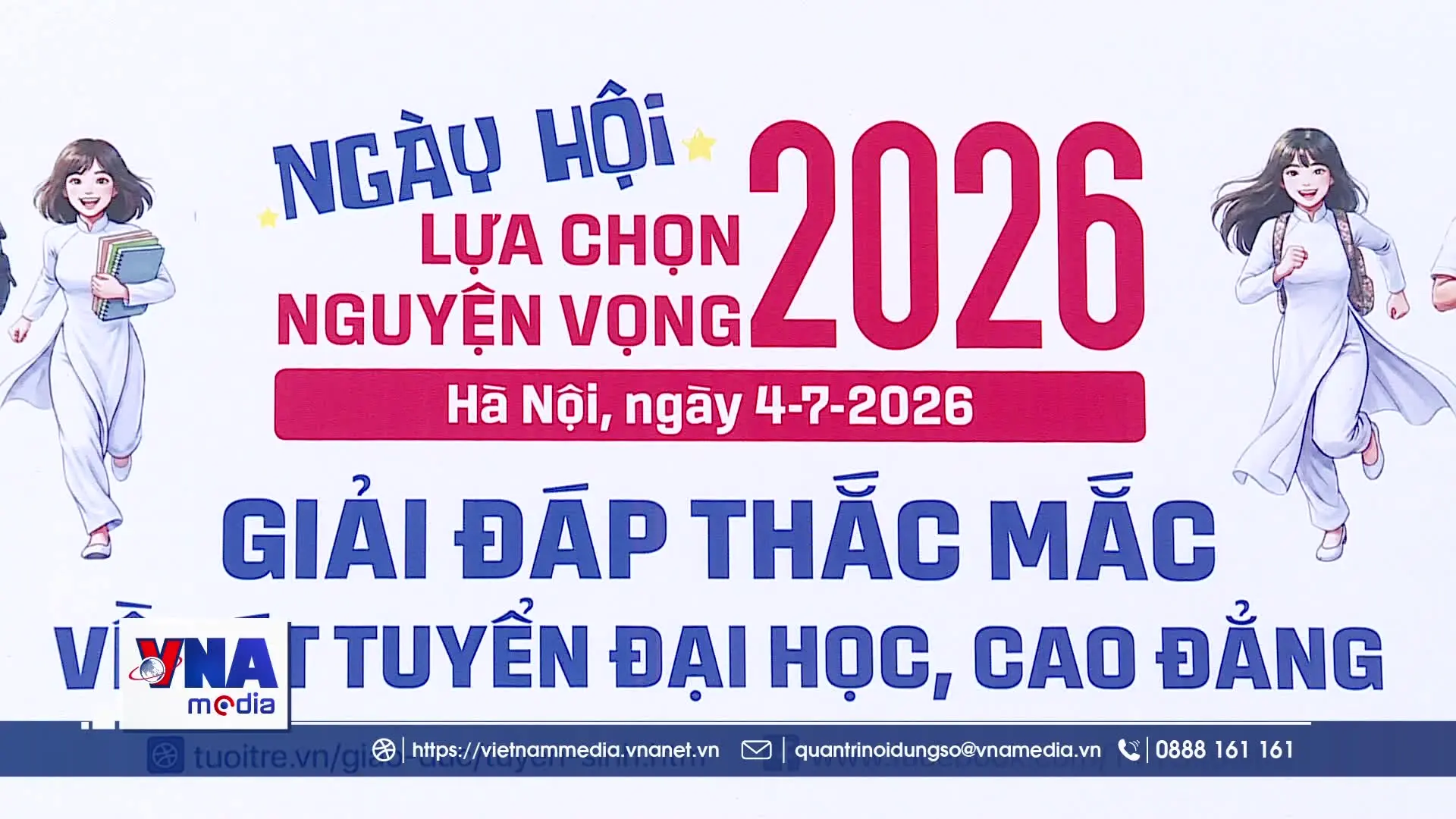 Hàng ngàn thí sinh đổ về ngày hội chọn nguyện vọng đại học 2026