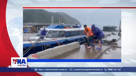 Trạm tin số sáng ngày 5/7: Bão số 1 di chuyển chậm, giảm cường độ và khả năng suy yếu trong ngày 5/7