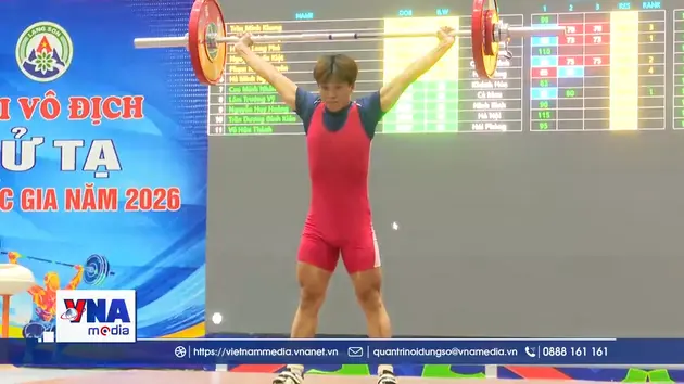 Khai mạc Giải Vô địch Cử tạ trẻ quốc gia năm 2026