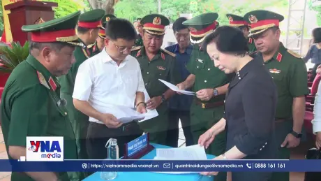 Chuẩn bị chu đáo cho Lễ triển khai tìm kiếm, quy tập hài cốt liệt sĩ