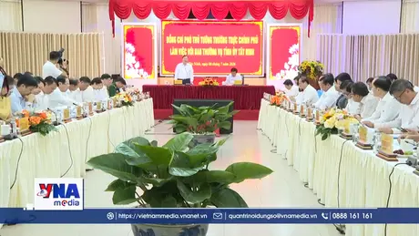 Phó Thủ tướng Thường trực Phạm Gia Túc làm việc tại Tây Ninh