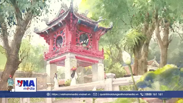 Chiêm ngưỡng những tác phẩm nghệ thuật trải dài suốt trăm năm về Quốc Tử Giám