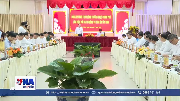 Phó Thủ tướng Thường trực Phạm Gia Túc làm việc tại Tây Ninh